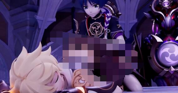 [原神][Aether x Scaramouche][3D][百度云]-基腐天堂