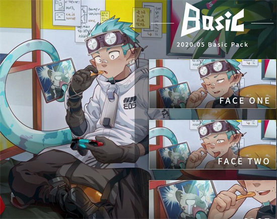 图片[2]-[CG/图册] [发布漫画] 《2020.05 basic pack 爆浆鱿鱼 arsh》[未知][百度云][66p]-基腐天堂