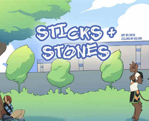[人外漫画] [发布漫画] 《Sticks and Stones》[onta][英文][百度云]-基腐天堂