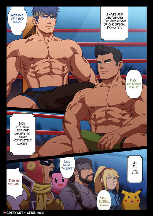 [筋ro漫画] [发布漫画] 《Smash Ring – Ike x Little Mac》[Cresxart][全一话][漫画下载]-基腐天堂