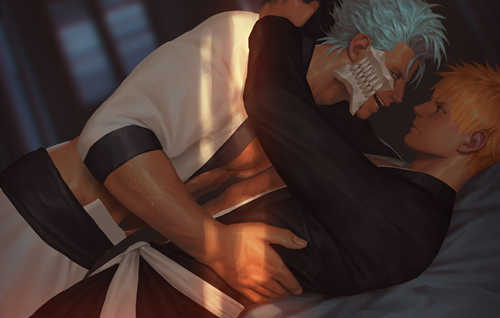 [CG/图册] [发布漫画] 《Bleach Grimmjow x Ichigo》[penguin frontier][百度云][全一卷]-基腐天堂