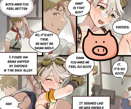 图片[2]-[正大漫画] [发布漫画] 《Bouken Boy In The Back Alley/后巷里的布肯男孩》[Takk][百度云][全一话]原神-基腐天堂