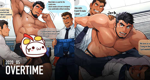 图片[2]-[筋ro漫画] [发布漫画] 《overtime》[Tarutoru][百度云][全一话]-基腐天堂