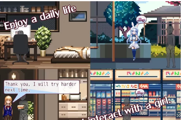 [PC/换装/神作/汉化/像素/学生/制服/动态] 隔壁的堕落天使 [1+900M][百度盘]-基腐天堂