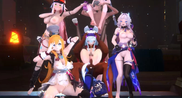 [转载搬运] LikeHugeB 6月差分 原神抖音风乱交群P直播 有CV [1v+249m][百度盘]-基腐天堂